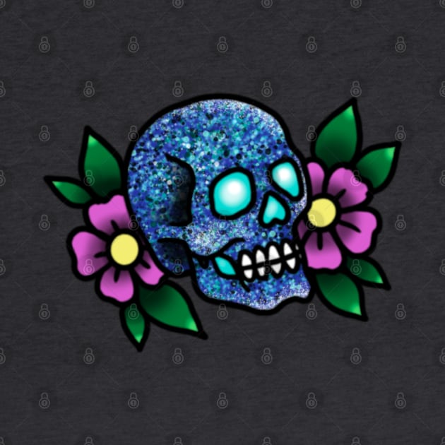 Glitterskull by Huldra Tattoo